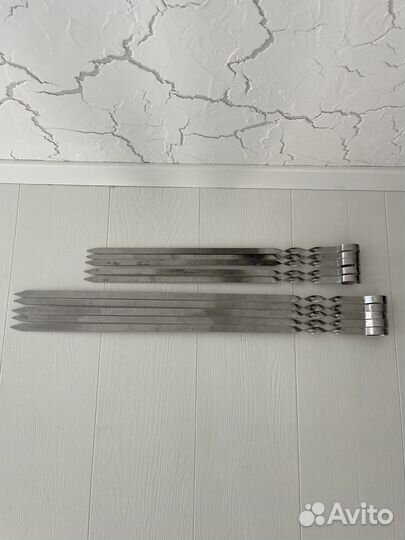 Шампуры для барбекю в чехле