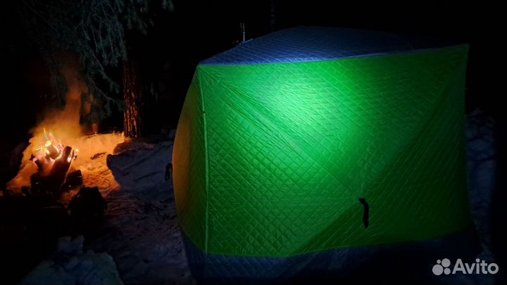 Аренда палатки с печкой Баня походная