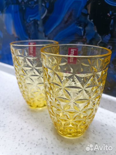 Стакан для воды impress 364 мл, Стекло 2 шт