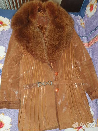 Дубленка натуральная женская 48-50