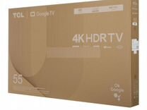 Новый телевизор 140см TCL 55P637