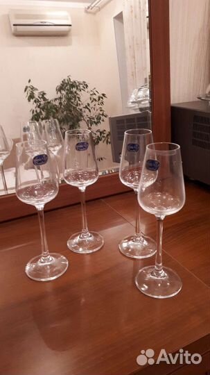 Хрустальные бокалы Богемия