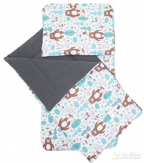 Тёплый комплект для коляски из 3 предметов