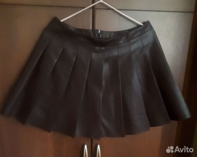 Юбка из кожи