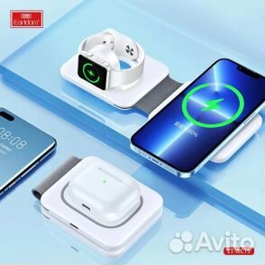 Беспроводная зарядка Earldom 3 в 1 WC19