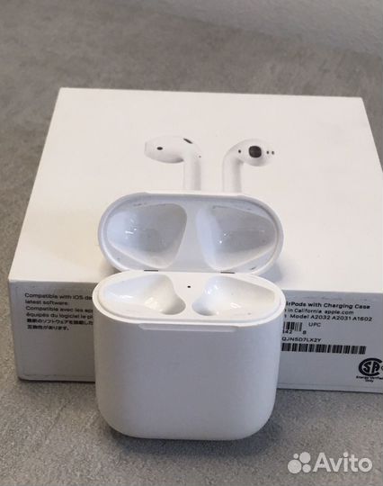 Кейс airpods 1/2 оригинал