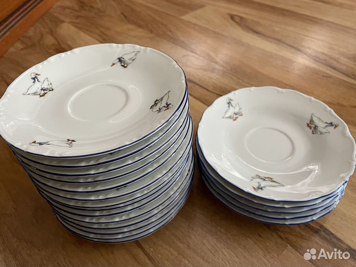 Посуда гуси чехия