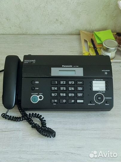 Стационарный телефон panasonic с факсом