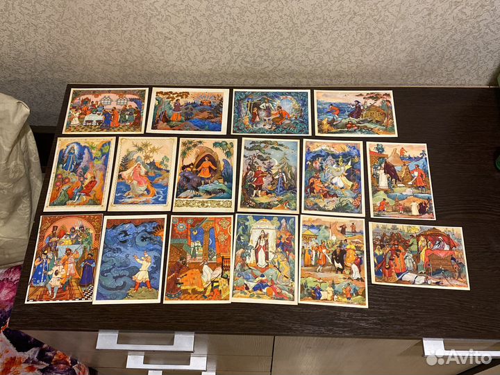 Советские Открытки Палех 1960-1970 СССР