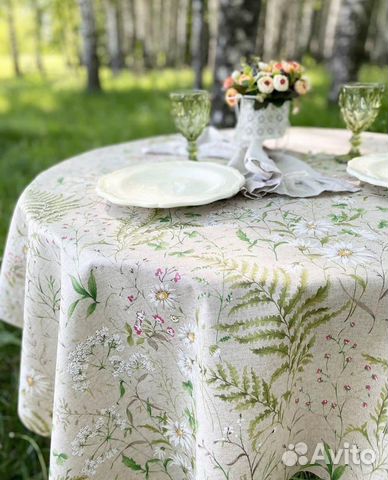 Нов. скатерти хлопок с антивандальным покрытием