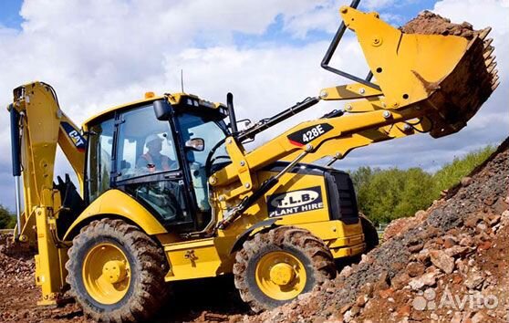Услуги, аренда колесный-экскаватор - погрузчики
