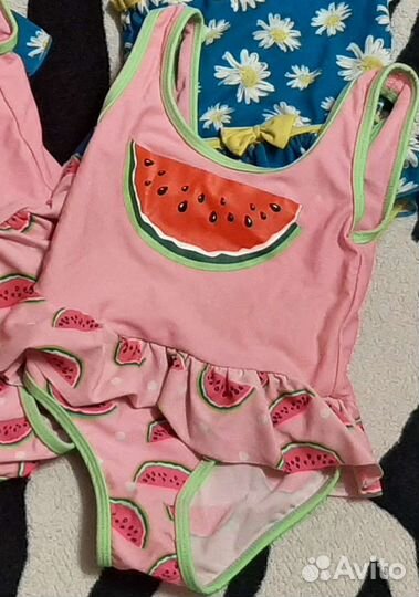 Купальник розовый 92-98