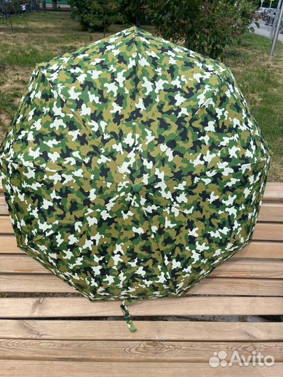 Зонт автоматический хаки