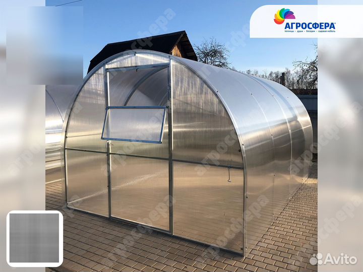 Теплица Оптима с поликарбонатом