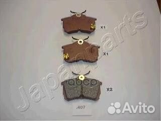 PP-407AF Колодки тормозные honda accord 2.0/2.2