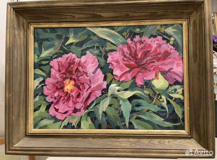 Картина «Пионы»