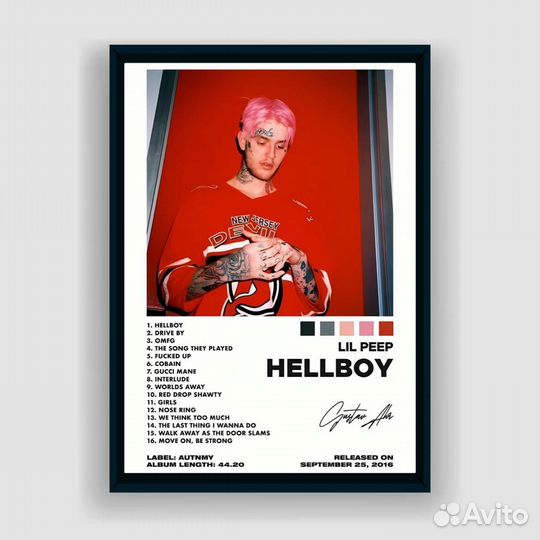 Постер Lil Peep (А3)