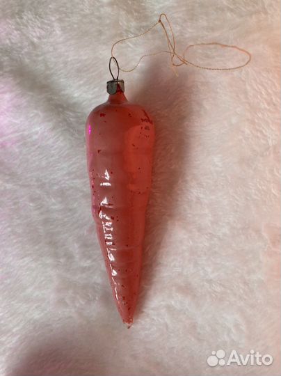 Морковь Елочная игрушка