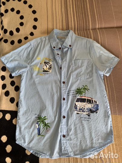 Рубашка летняя sela на 10 лет