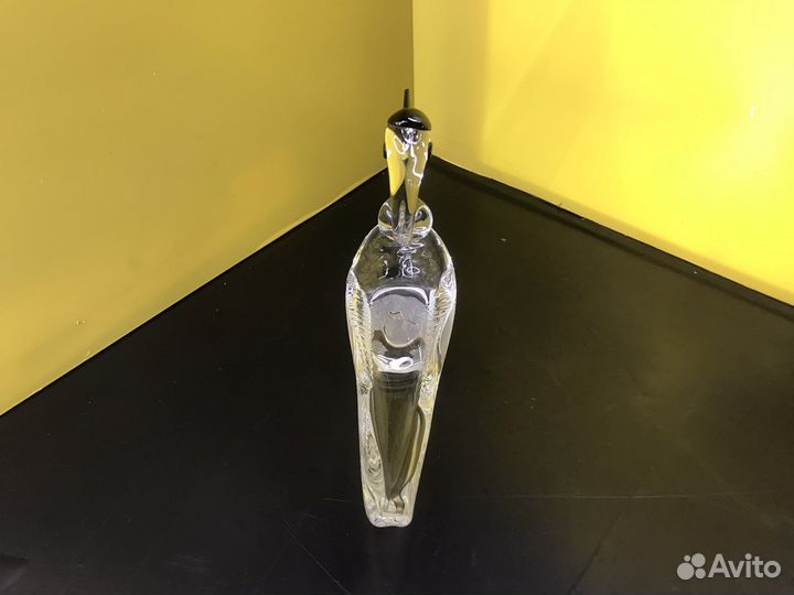 Z.7165 Винтажная стеклянная фигурка Лебедь