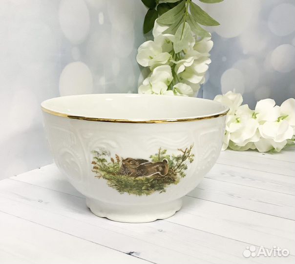 Пиала 13 см. «Охотничьи сюжеты» Чехия Бернадотте