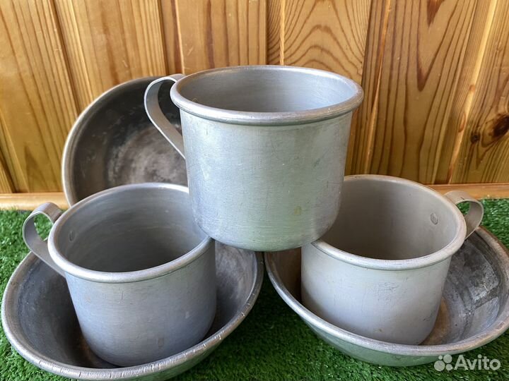 Эмалированная посуда СССР Тарелки кружки