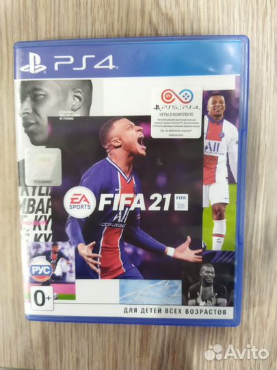 Fifa 21 ps4 диск
