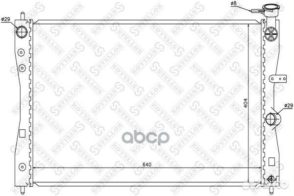 Радиатор системы охлаждения Mitsubishi Colt