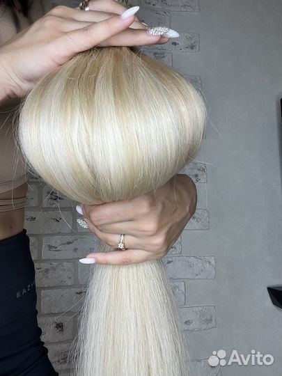 Волосы для наращивания блонд