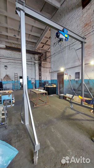 Мини козловой кран