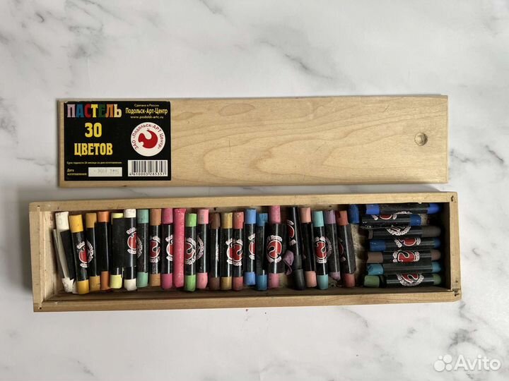 Пастель подольская 30 цв в пенале