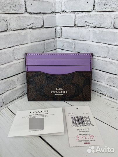 Кардхолдер Coach новый оригинал