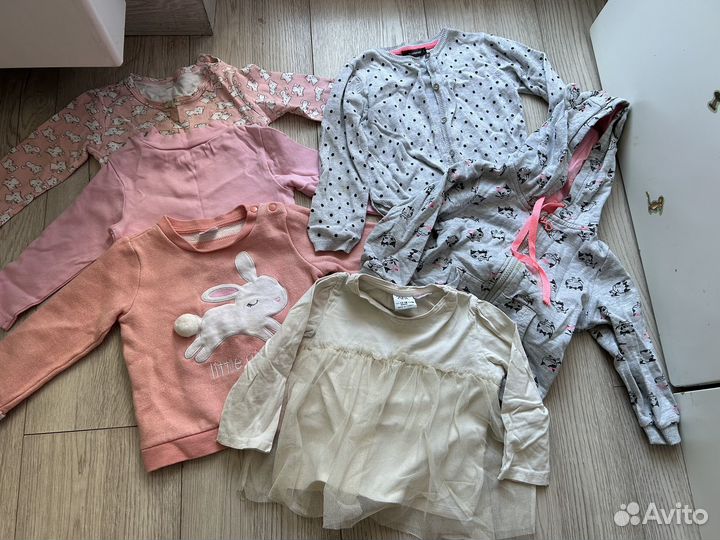 Пакет вещей для девочки на 1-1,5 года