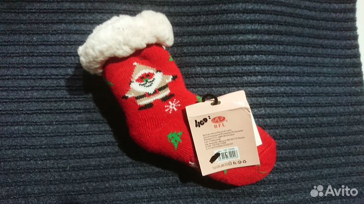 Носки новогодние детские
