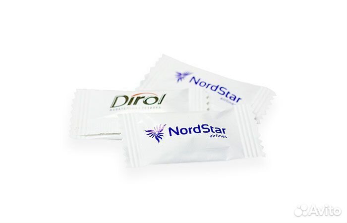 Жевательная резинка Dirol в банках с прямой печать