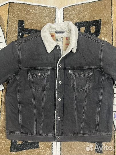 Джинсовая куртка Levis Sherpa Оригинал (шерпа)