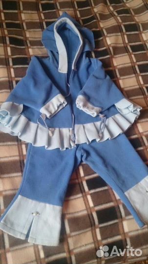 Флисовый костюмчик для девочки