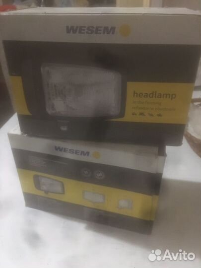 Фары wesem h4, дальний-ближний