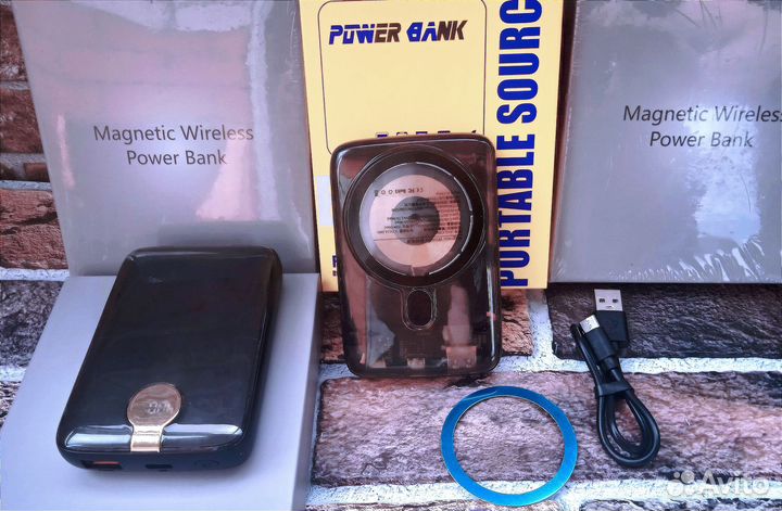 Повербанк с беспроводной быстрой зарядкой MagSafe