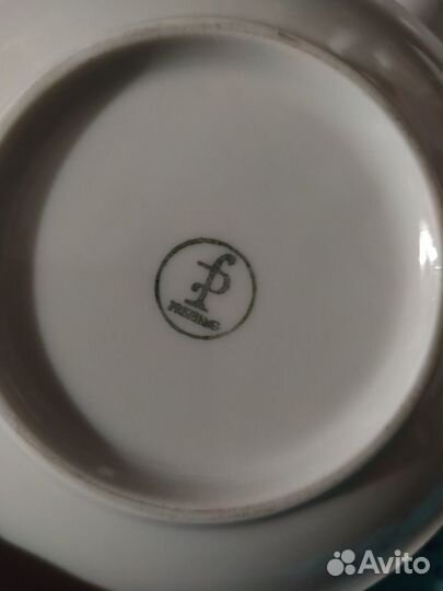 Фарфор гдр Чёрная Роза Kahla Freiberger