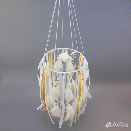 Мобиль в кроватку цветной ловец снов