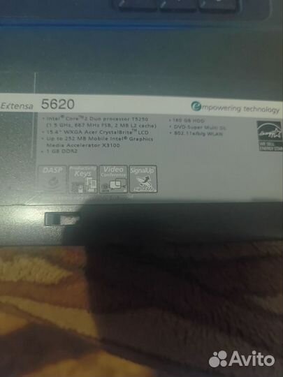 Acer extensa 5620