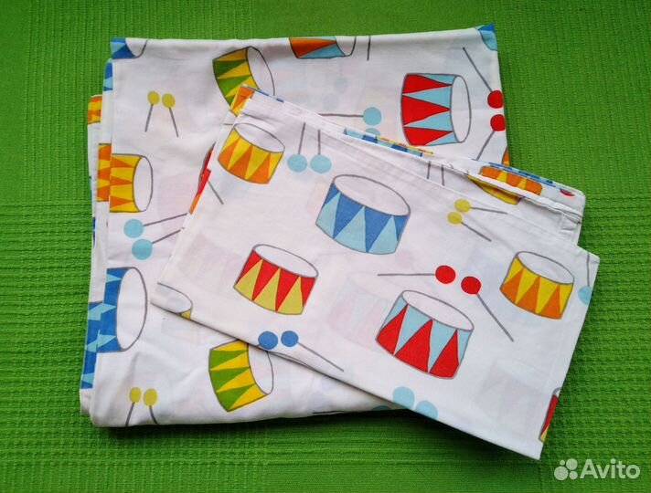 Одеяло байковое детское и 2 пододеяльника