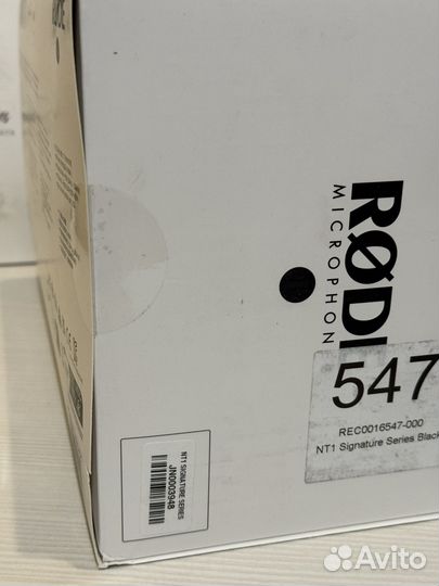 Студийный микрофон Rode NT1 KIT (новый, запечатан)