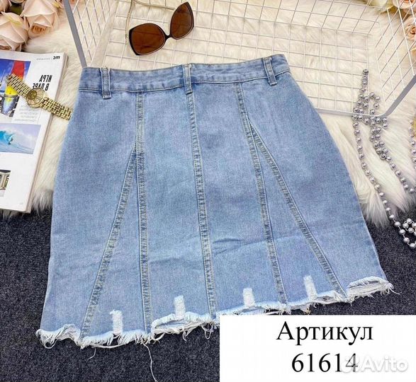 Юбка джинсовая