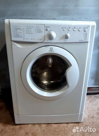 Стиральная машина бу indesit 5 кг