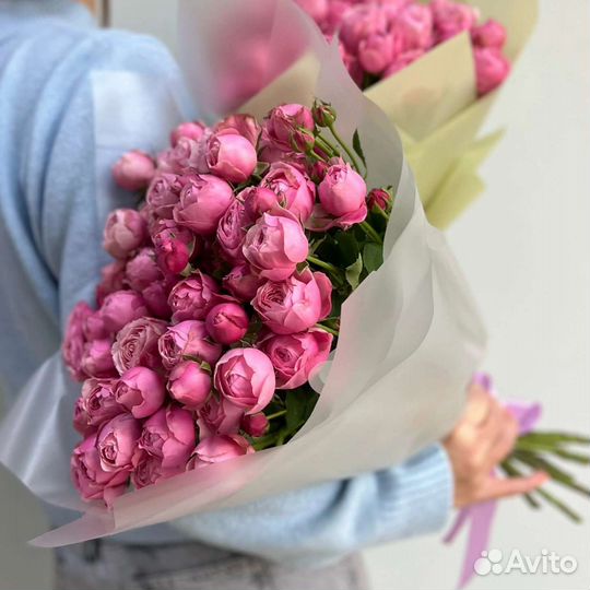 Цветы розы букет