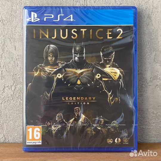 Диск Injustice 2 Legendary Edition для PS4 Новый