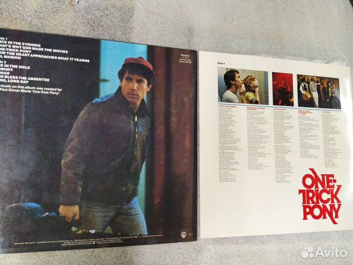 Paul Simon One Trick Pony фирменный винил