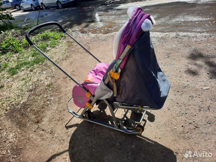 Детские санки коляска Ника 7-2